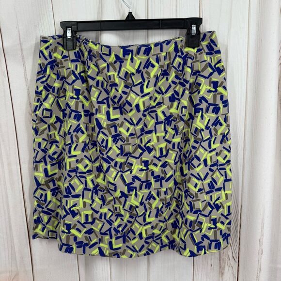 Jamie Sadock Women’s 12 Grey Yellow Patterned Skort Athletic Golf Tennis Outdoor - Picture 3 of 5